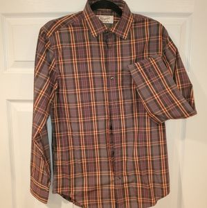 Penguin Classic Fit Plaid Button Up Shirt